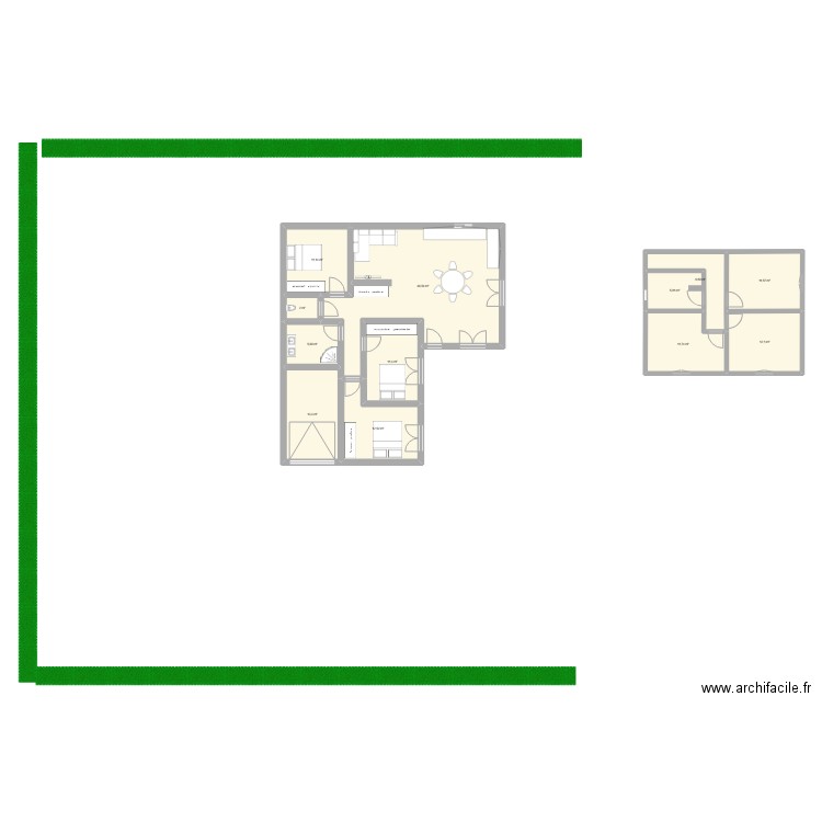 borgo 1. Plan de 12 pièces et 151 m2