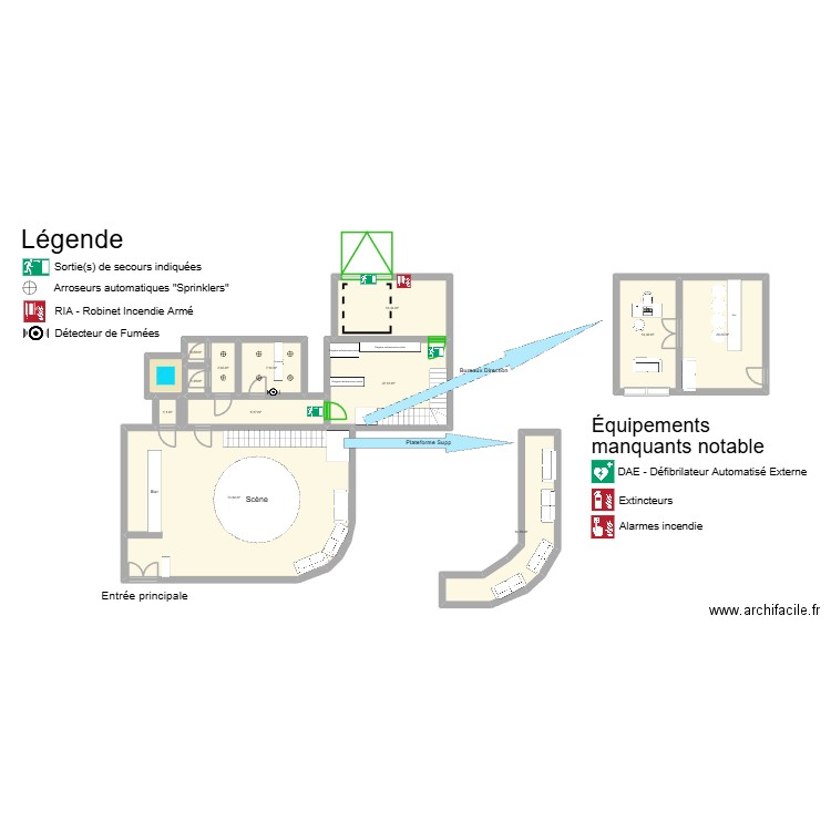 Bahama Mamas. Plan de 12 pièces et 182 m2