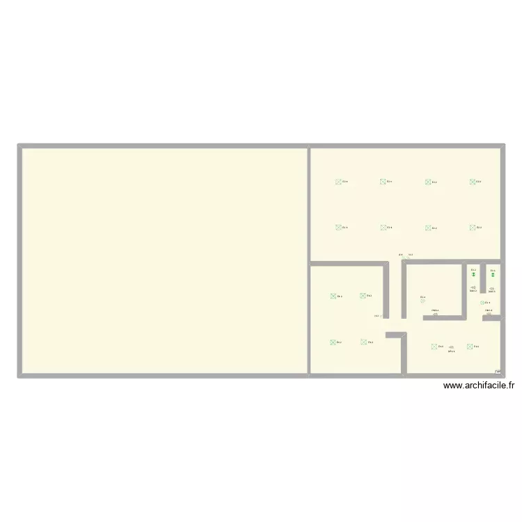 CTOOTCLEAN (ECL R+1). Plan de 2 Pièces et 283 m² CTOOTCLEAN (ECL R+1). Plan de 2 Pièces et 283 m²