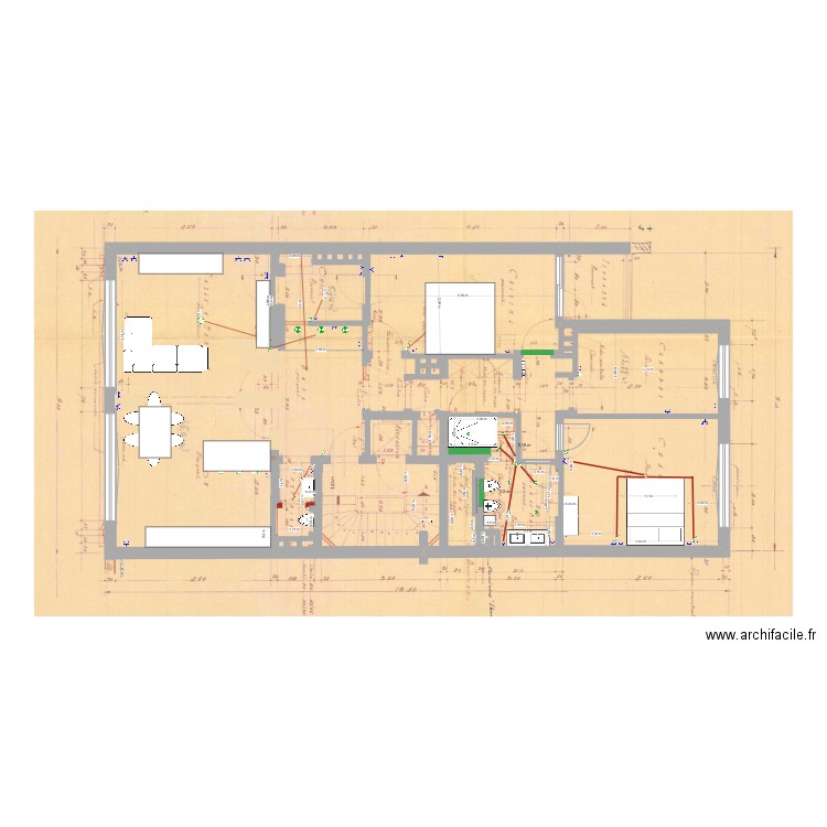 Divani. Plan de 0 pièce et 0 m2