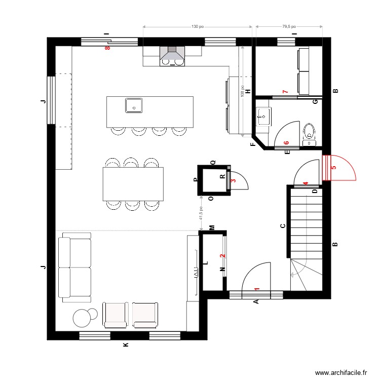Lefrancois Finition. Plan de 0 pièce et 0 m2