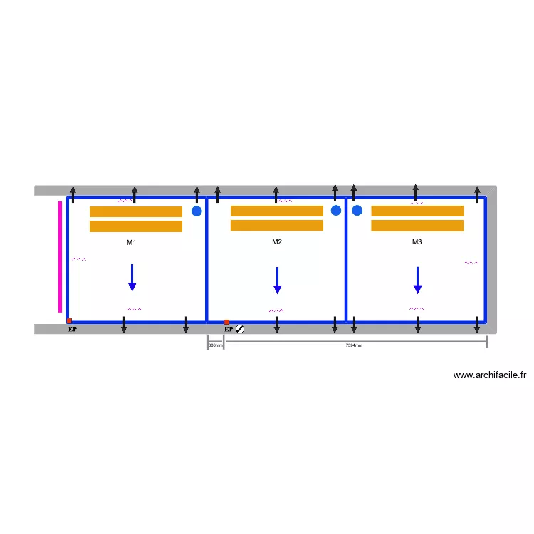 Rauwers CASCAIS. Plan de 