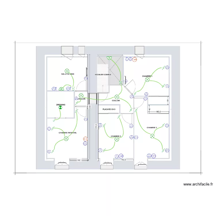 ETAGE ELEC. Plan de ETAGE ELEC. Plan de