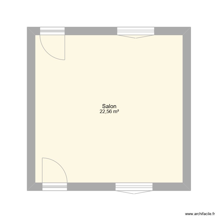 rez de chauss&eacute;e. Plan de 0 pièce et 0 m2