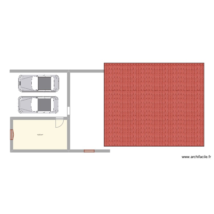 Auvent. Plan de 0 pièce et 0 m2