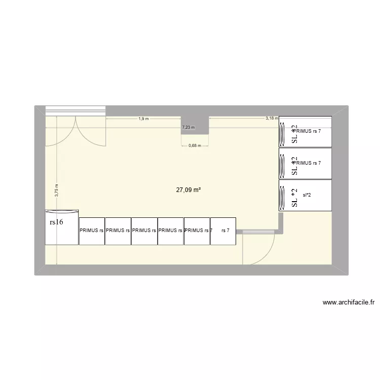 VERSINI NATIONAL. Plan de 