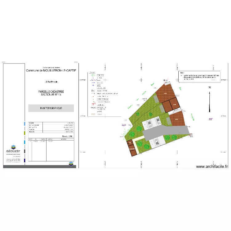 Mouilleron. Plan de 