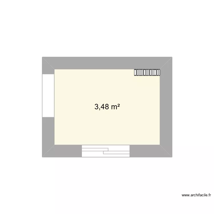 Plan bureau. Plan de 1 et 3 m² Plan bureau. Plan de 1 et 3 m²