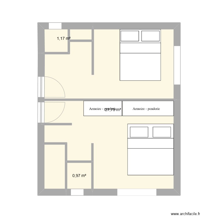 chambres bas. Plan de 0 pièce et 0 m2