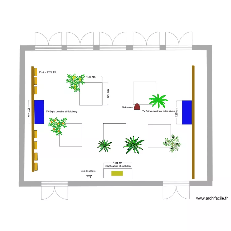 WOIPPY DINOSAURE. Plan de 