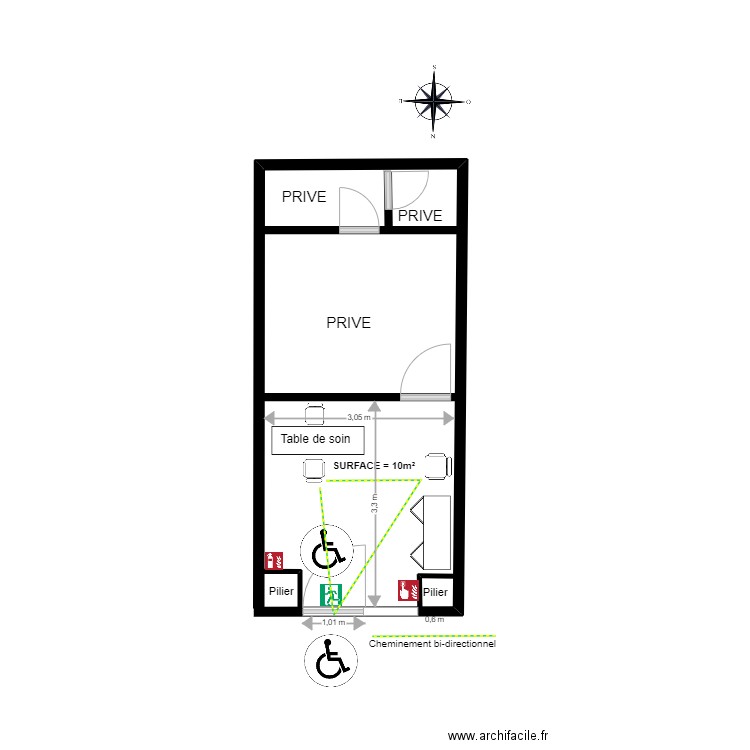 ONGLERIE POIZAT. Plan de 0 pièce et 0 m2