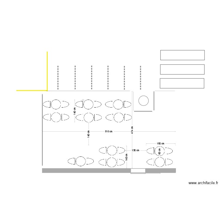 Terrasse HZOHO. Plan de 0 pièce et 0 m2