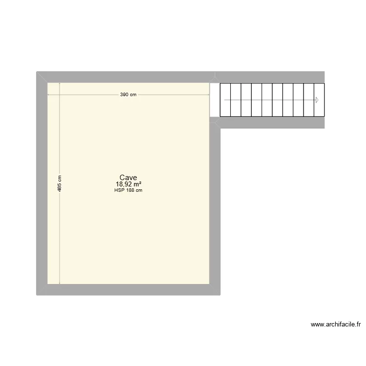 Cave. Plan de 