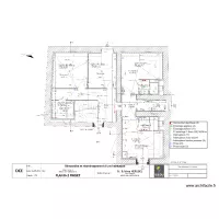 Plan &eacute;lectrique R+2 Herubel