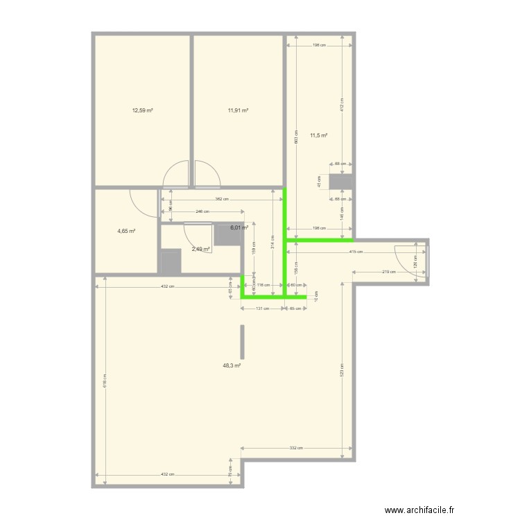 Vaugirard 235 AMENAGEMENT 4. Plan de 0 pièce et 0 m2