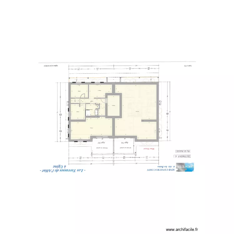 total ugine 2 MODIF SDB. Plan de 9  et 170 m²