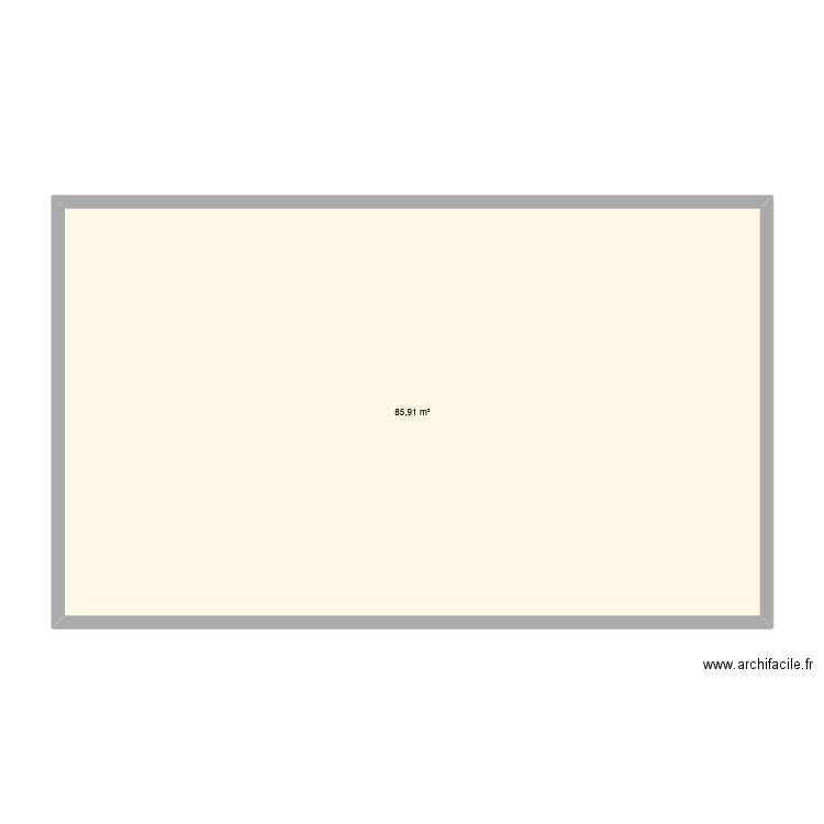 Plan 1er étage LAPOUTROIE. Plan de 1 pièce et 86 m2