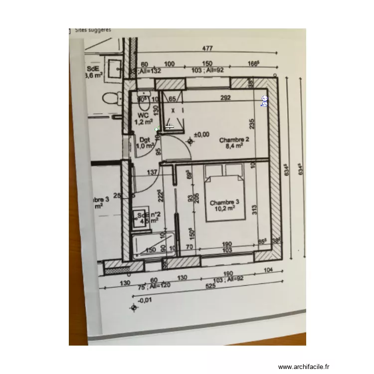 Maison la poup. Plan de 