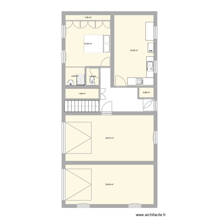 sous sol maman. Plan de 0 pièce et 0 m2
