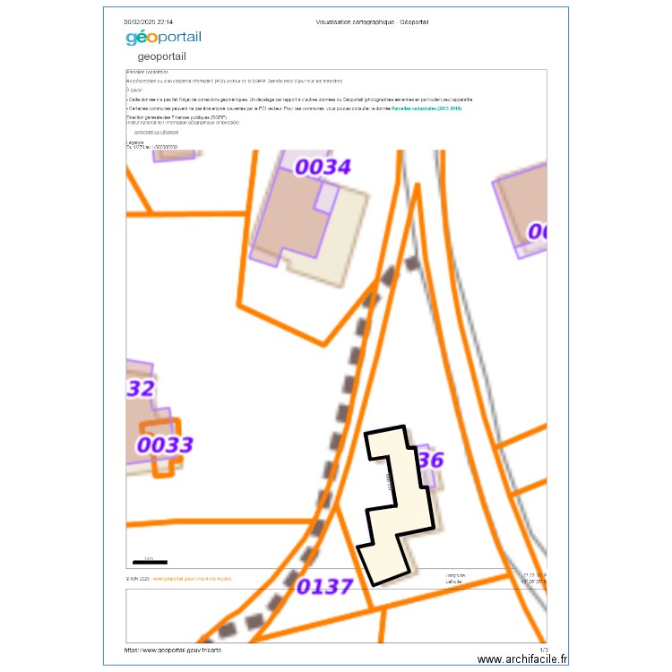 G2OPORTAIL. Plan de 1 pièce et 115 m2