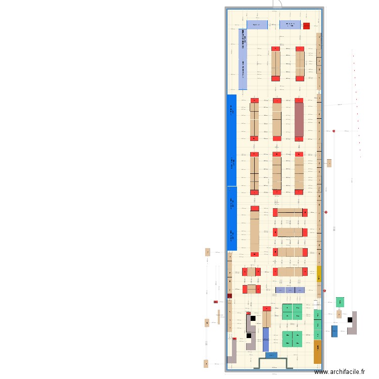 LIYA MARKET MAG1. Plan de 1 pièce et 527 m2