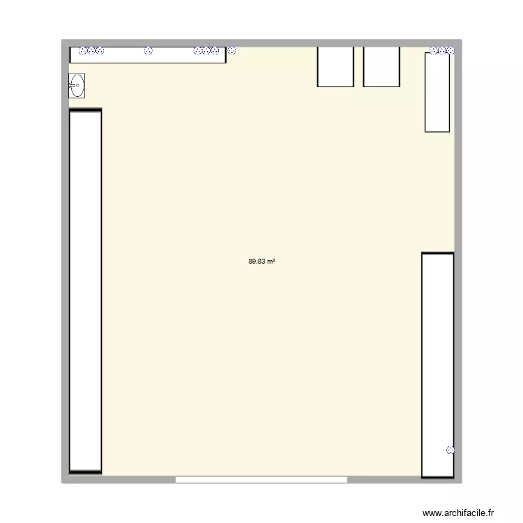 ATELIER SUDALOC. Plan de 