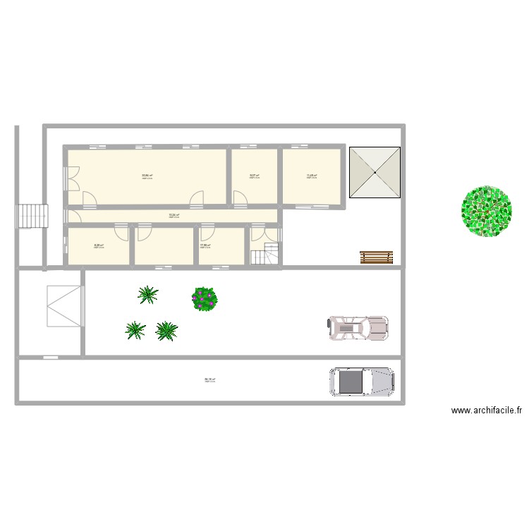 maison portugal. Plan de 7 pièces et 144 m2