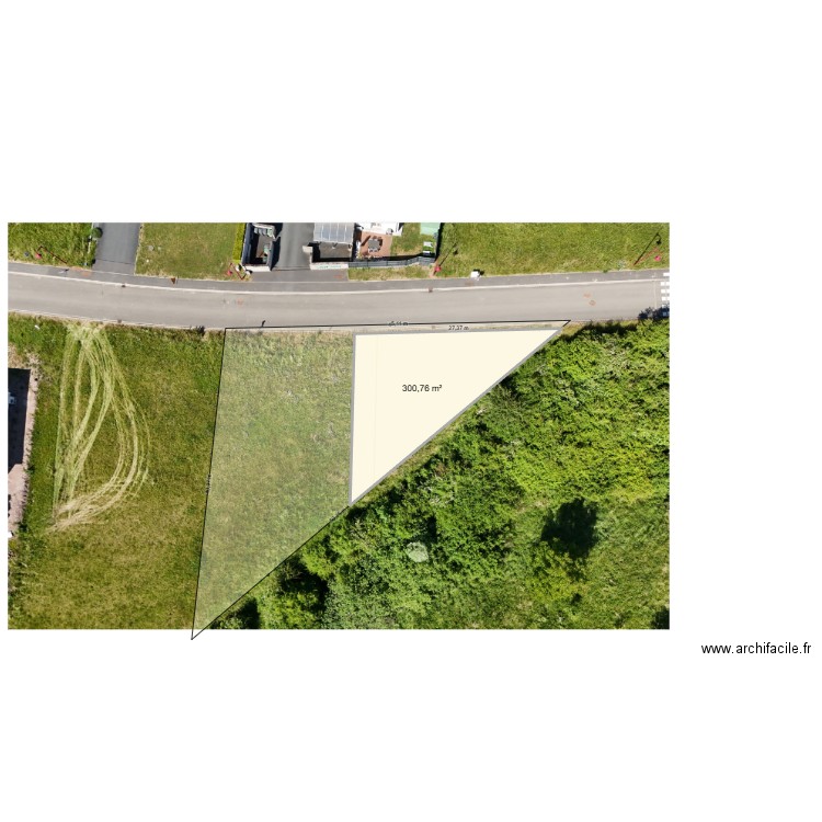 ddz. Plan de 1 pièce et 301 m2