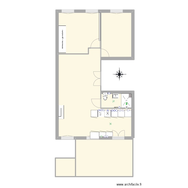 2023-11-12 - TILSIT electricité cuisine. Plan de 6 pièces et 81 m2