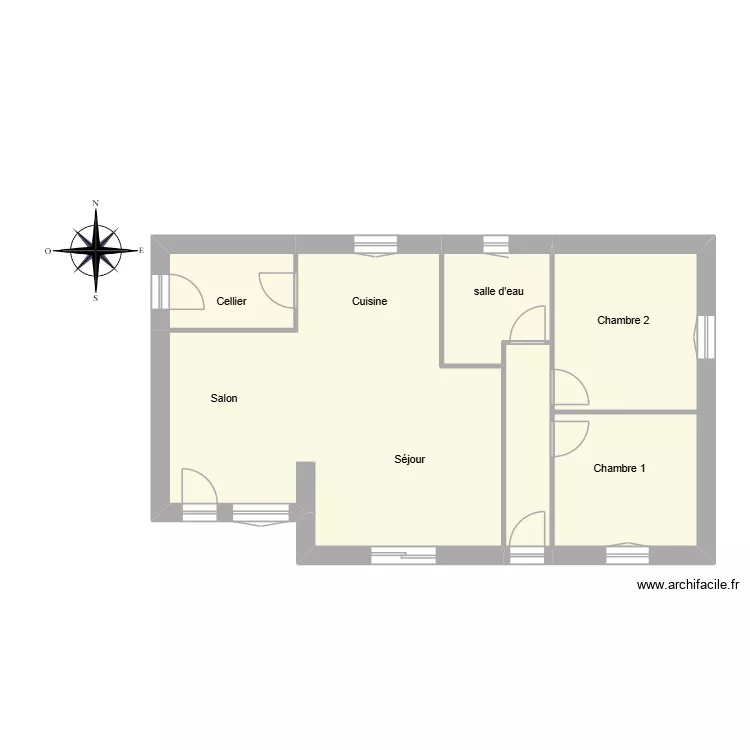 rdc thib. Plan de 6 et 75 m² rdc thib. Plan de 6 et 75 m²
