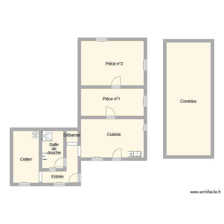 soubrier pas de chauffage. Plan de 0 pièce et 0 m2
