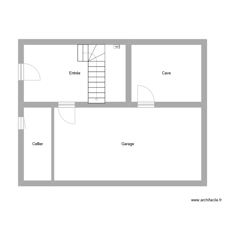 dede Sous sol. Plan de 
