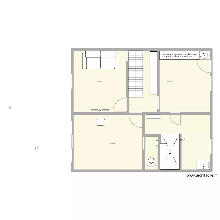 R&eacute;novation SS. Plan de 