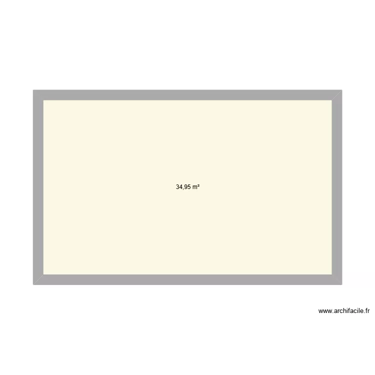 Maison moins ch&egrave;re. Plan de 1  et 35 m²