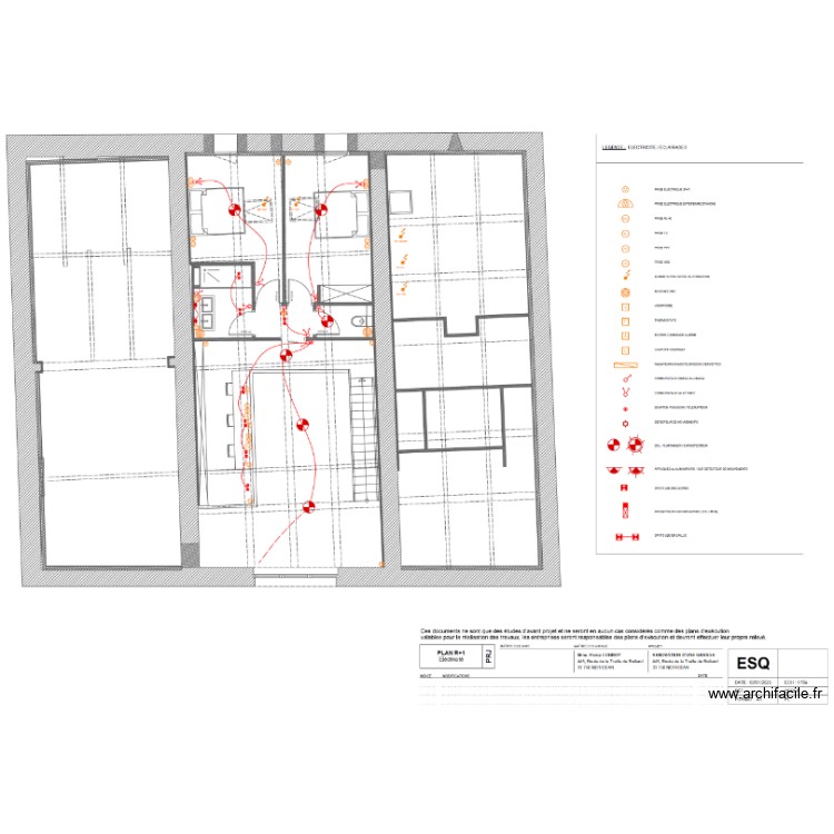 plan elec page 7. Plan de 0 pièce et 0 m2
