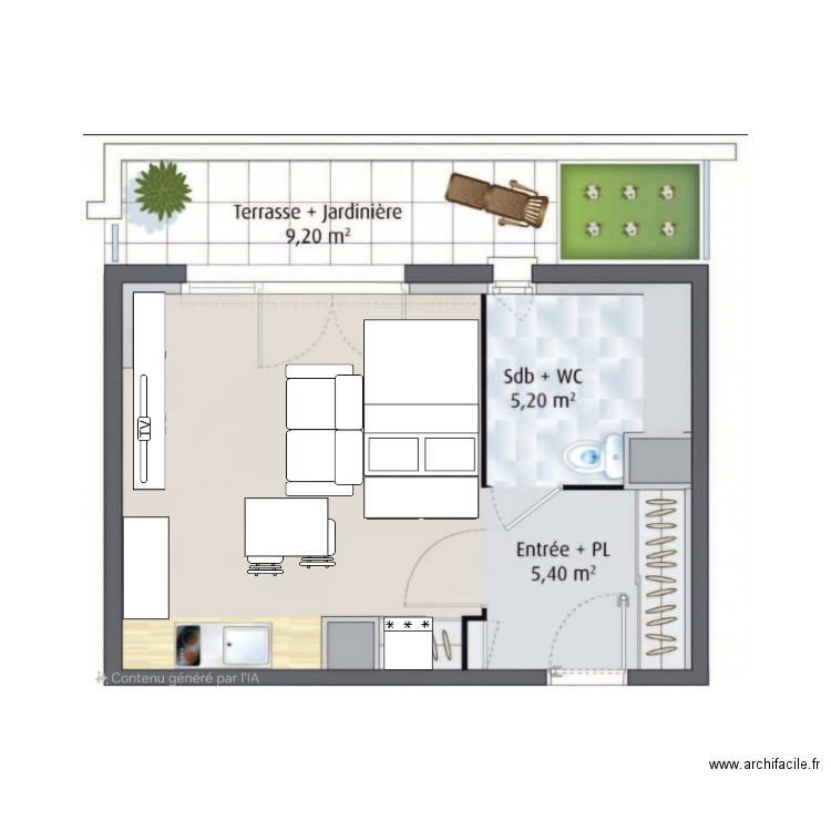 perso v3. Plan de 0 pièce et 0 m2