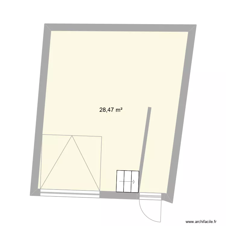 PROJET MAISON D'ALICE. Plan de 8 et 76 m² PROJET MAISON D'ALICE. Plan de 8 et 76 m²
