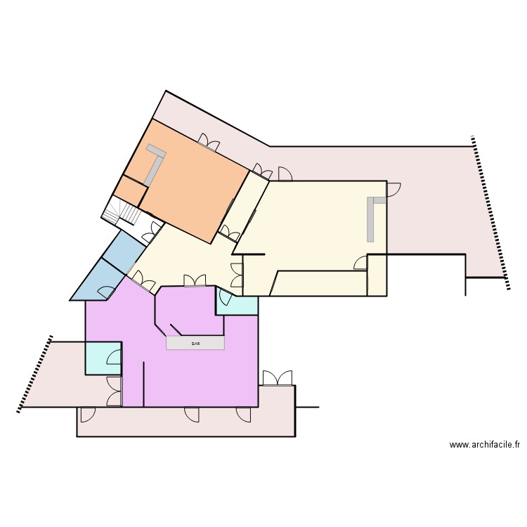FDP AOUT 2025. Plan de 12 pièces et 263 m2