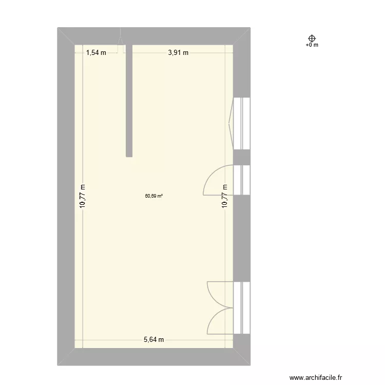 maison du bonheur. Plan de 1 et 61 m² maison du bonheur. Plan de 1 et 61 m²