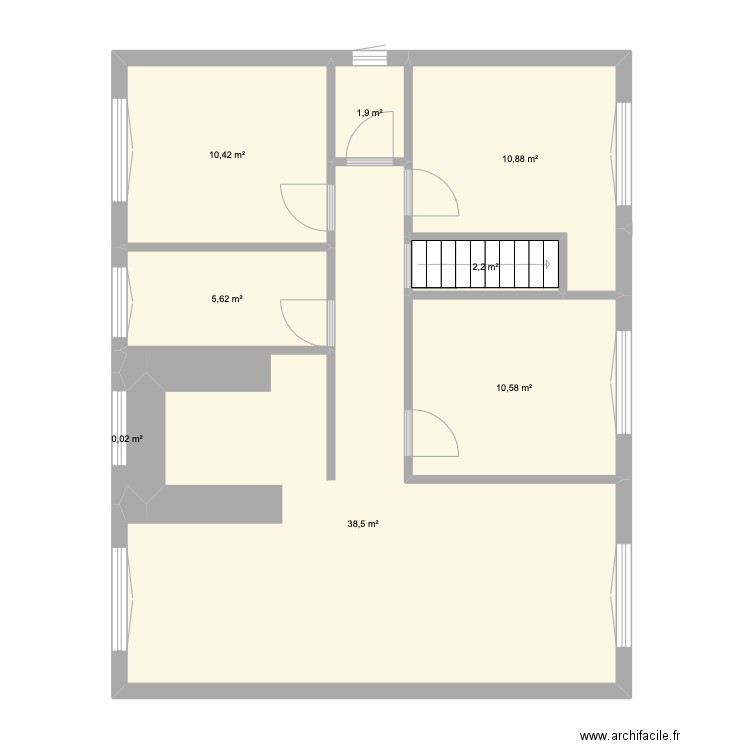 maison auboué 1. Plan de 8 pièces et 80 m2