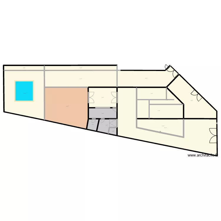 BROCANTE 0111B. Plan de 