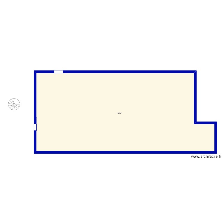 ghfcyr. Plan de 1 pièce et 189 m2