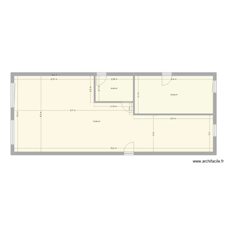 Bureau Compta OLD. Plan de 