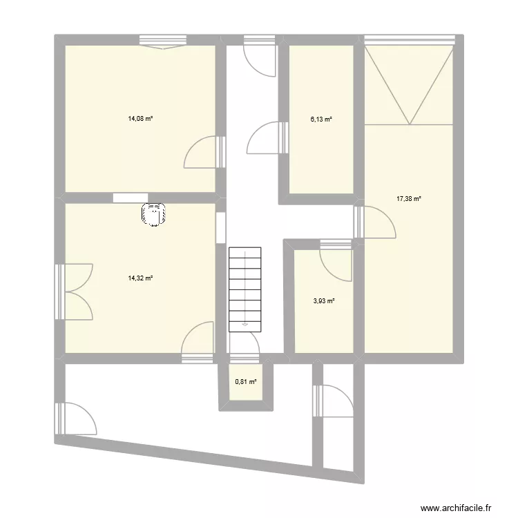 coline PIRNAY. Plan de 6  et 57 m²