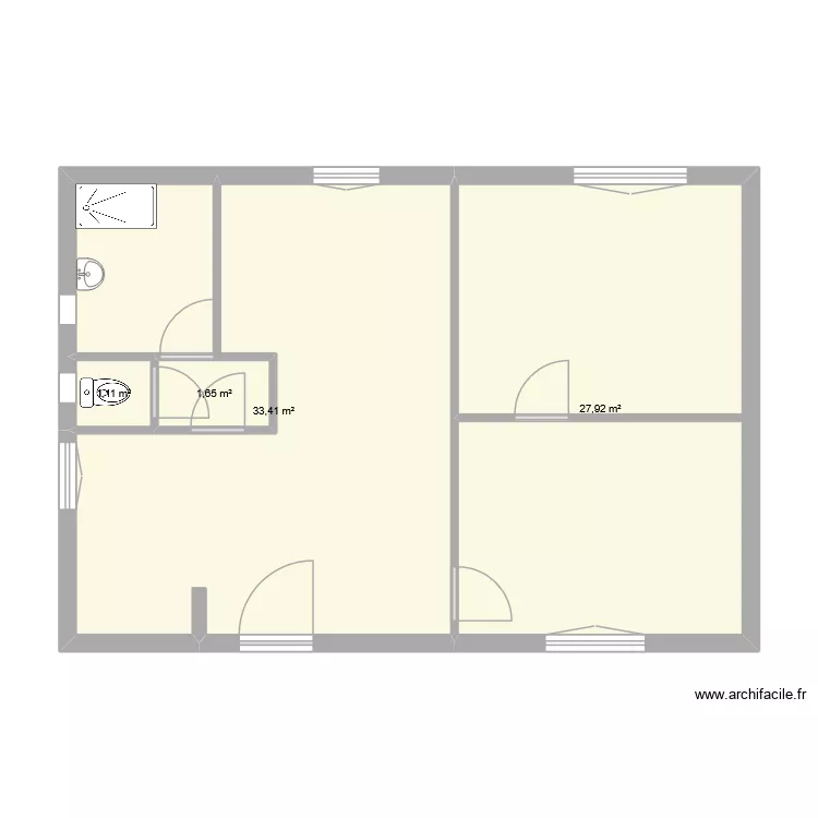 APPARTEMENT RZ DEVIS. Plan de 4 Pièces et 64 m² APPARTEMENT RZ DEVIS. Plan de 4 Pièces et 64 m²