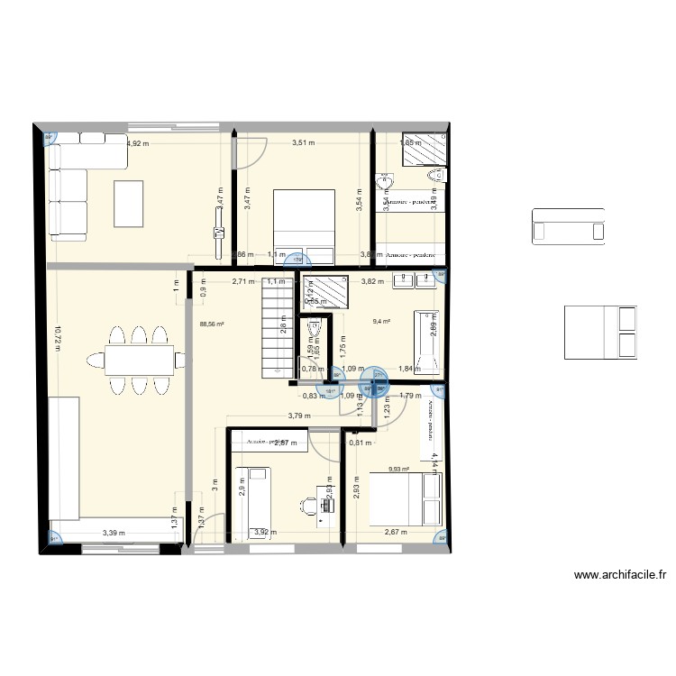 plan actuel de la maison2. Plan de 0 pièce et 0 m2 plan actuel de la maison2. Plan de 0 pièce et 0 m2