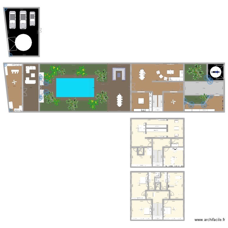 reaumur euromillion. Plan de 28 pièces et 1113 m2