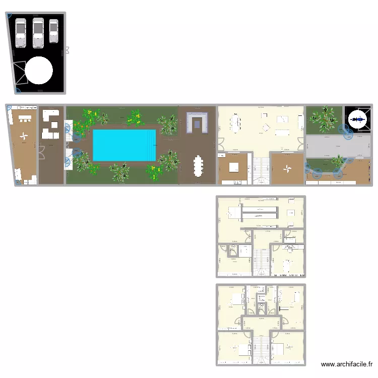 reaumur euromillion. Plan de 28  et 1115 m²