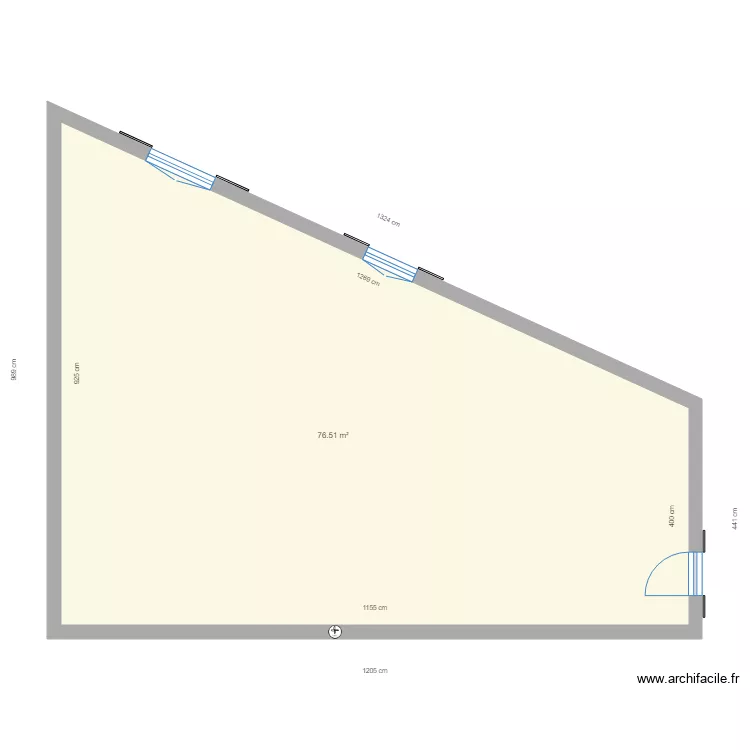 MAISON CAZOUL plan vierge PREMIER. Plan de 