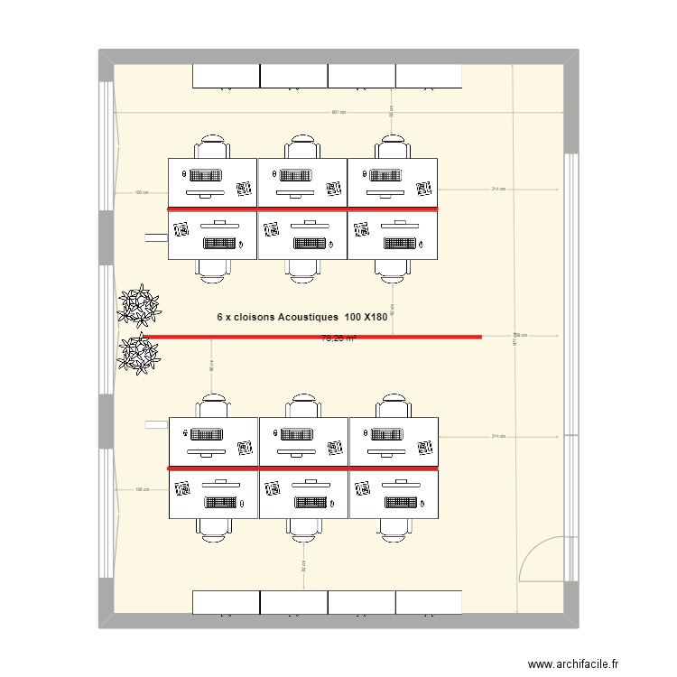 Bureau DIR_V2. Plan de 0 pièce et 0 m2